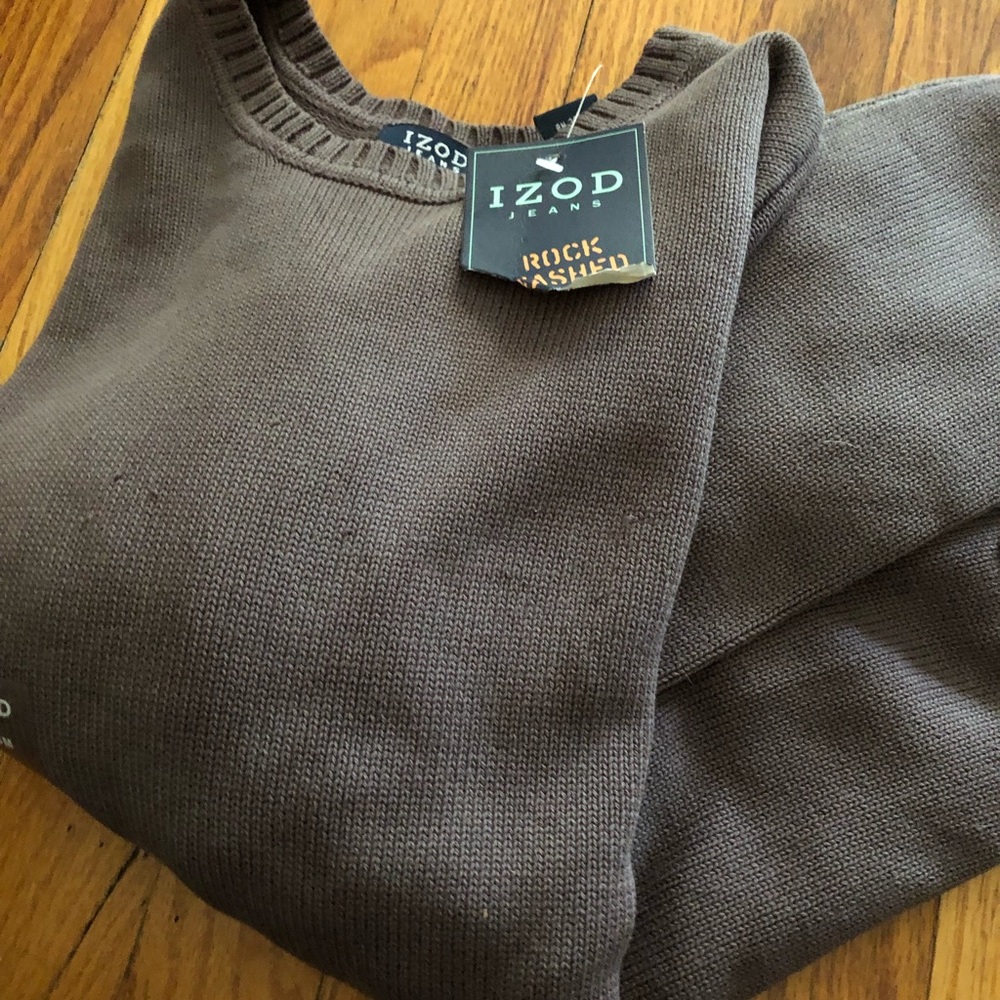 🎉SALE🎉NWT IZOD Jeans soft olive gray sweater - Picture 3 of 7